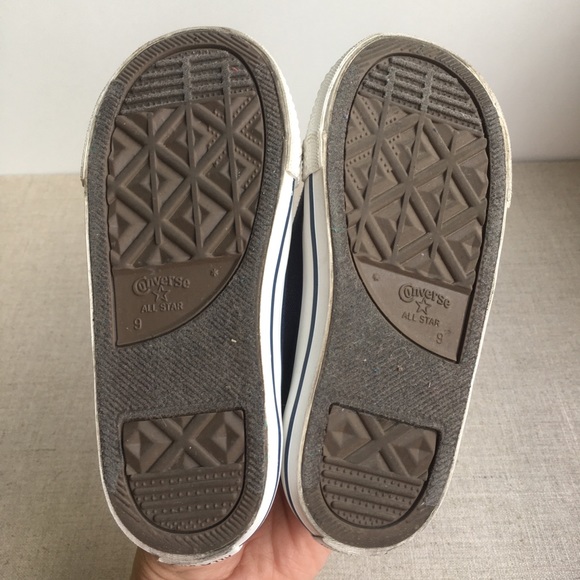 Converse Unisex US 9 Navy Blue Lace-Up Sneakers - Picture 8 of 8